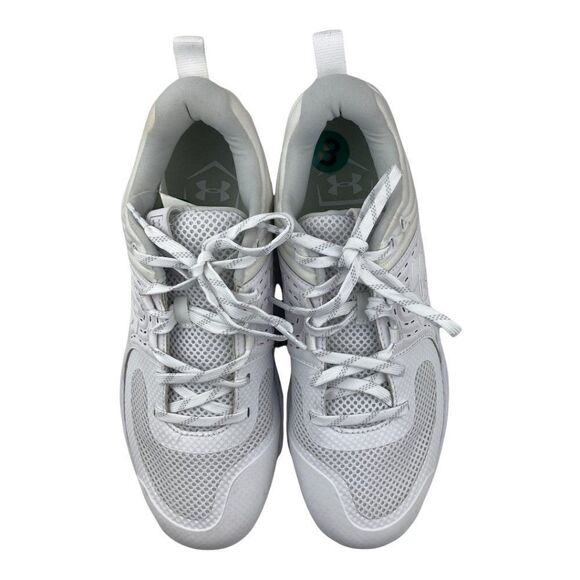 Under Armour Women's White Glyde TPU Baseball Softball Shoe US 8 - Picture 4 of 13